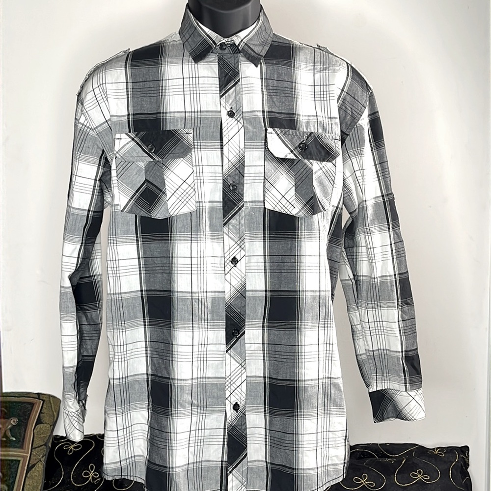 Burnside Long Sleeve Plaid Shirt